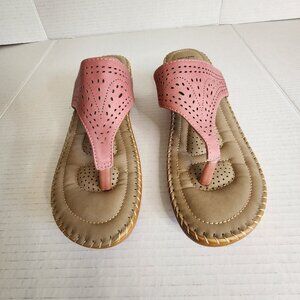 Angel Step Heeled thong sandal